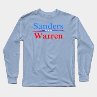 SANDERS WARREN PRESIDENT & VICE 2020 Long Sleeve T-Shirt